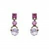 Drop Earrings with Swarovski crystals