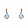 Hook earrings with Swarovski crystals