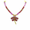 butterfly necklace with beads