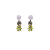 hanging daisy earrings pierced