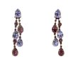 232 93E 03752 BR  Earrings Metal  with Strass Swarovski, Glass Stone