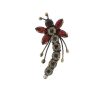 279 01K 28864 BR  Brooch Metal  with Strass Swarovski