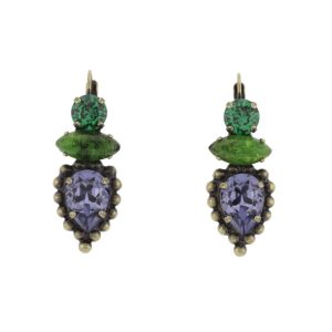 332 04E 28760 BR  Earrings Metal  with Strass, Stone