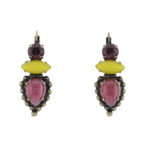 332 04E 28764 BR  Earrings Metal  with Strass, Stone