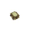 504 91A 28960 BR  Ring Metal  with Strass, Pearl, Glass Stone