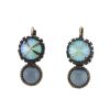 529 34E 28825 BR  Earrings Metal  with Strass, Glass Stone