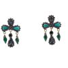 694 14E 28925 BR  Earrings Metal  with Strass, Glass Stone
